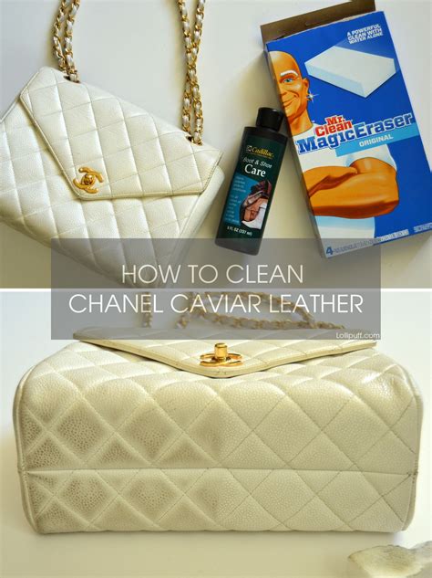 what leather cleaner to use for chanel bags|Chanel leather bag instructions.